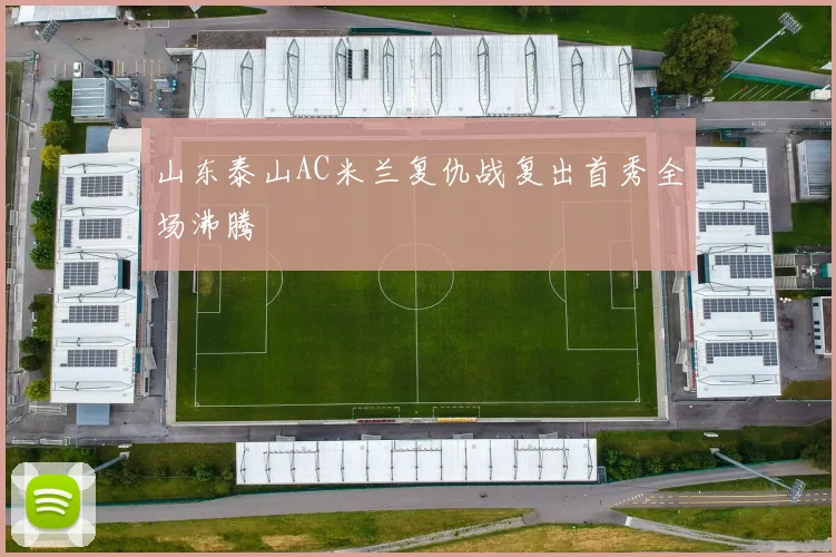 山东泰山AC米兰复仇战复出首秀全场沸腾